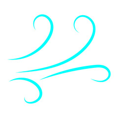Doodle wind line sketch. Hand drawn doodle wind motion, air blow, swirl elements. Sketch drawn air blow motion, freshness, smoke flow art. Wind and air flow icons gusts. vector illustration