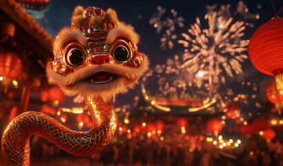Obraz premium Chinese new year, The year of Snake