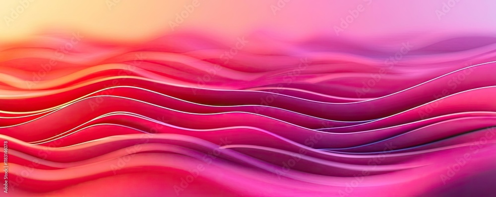 Aufkleber layer abstract background concept. abstract waves of pink and purple blending smoothly in a vibrant 