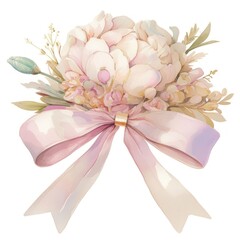 Fototapeta premium Elegant floral bouquet illustration