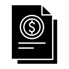 Bonds icon in glyph style