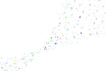 背景素材_ホログラム_星