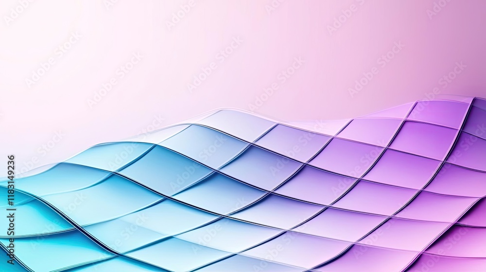 Poster Matrix abstract background idea. Colorful wave pattern background with smooth gradients and fluid shapes.