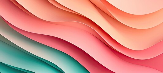 Layer abstract background concept. Colorful abstract waves creating a dynamic and modern visual for creative projects.