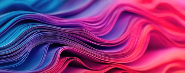 Layer abstract background concept. A vibrant blend of flowing abstract colors in waves, creating a dynamic visual experience.