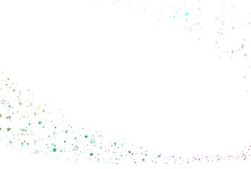 背景素材_ホログラム_星