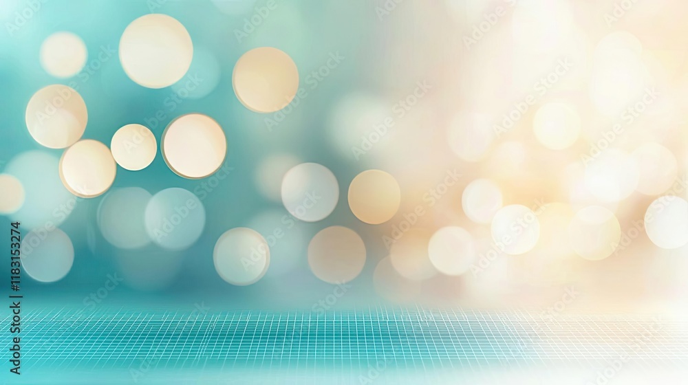 Poster matrix abstract background idea. a soft, dreamy background filled with colorful, blurred bokeh light