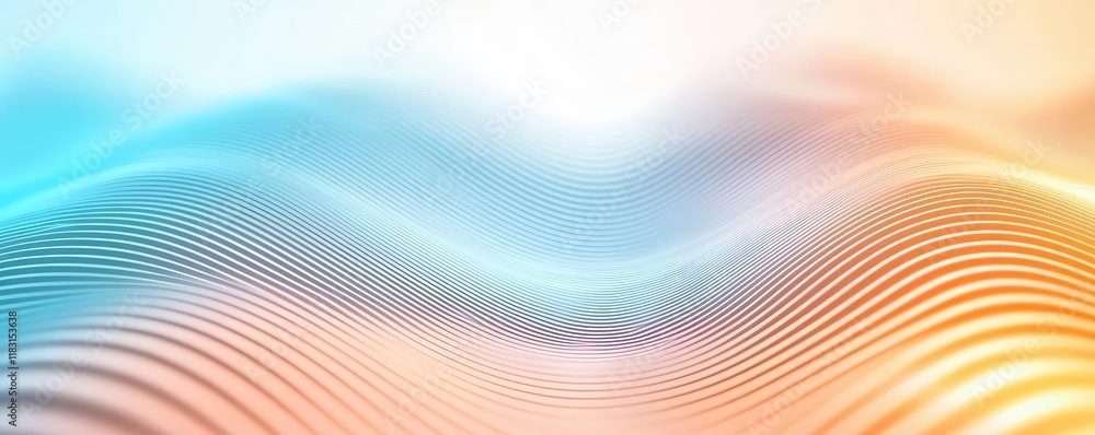 Poster Matrix abstract background idea. Beautiful wave patterns in soft colors creating a serene abstract background.