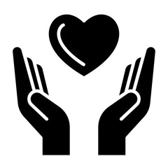 Hope icon in glyph style