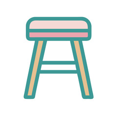 Fototapeta premium stool icon design