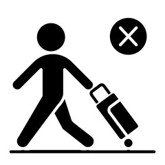 Avoid travelling icon in glyph style