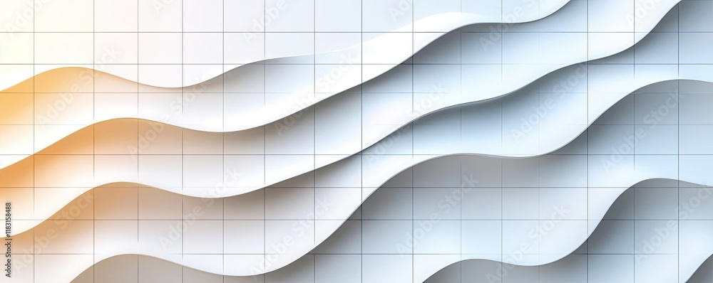 Aufkleber Matrix abstract background idea. Abstract wavy patterns create a modern, dynamic background for various projects.
