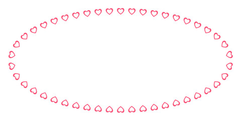 hearts background card banner frame card for valentine and wedding, pink heart love Paper cut decorations for Valentine's day border or frame design