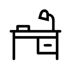 study table icon design