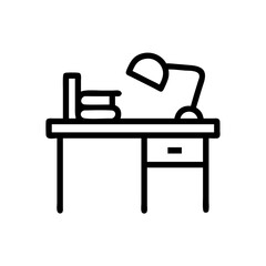 study table icon design