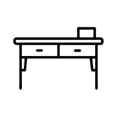 study table icon design