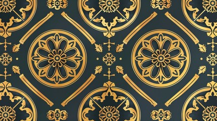 empire seamless pattern wallpaper