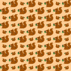 pixel, pattern, seamless, vector, cartoon, wallpaper, design, illustration, animal, texture, icon, set, decoration, decor, flower, cat, floral, color, art,