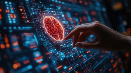 Exploring the human brain digital interface technology.