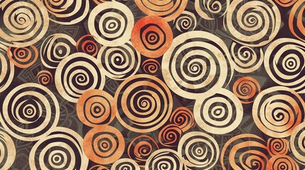 spiral seamless pattern wallpaper