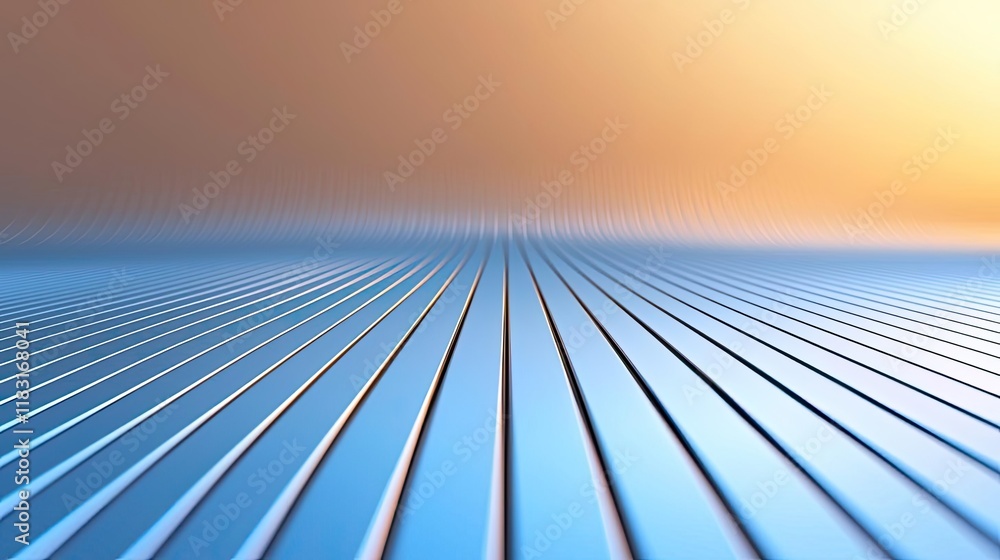 Poster Floor abstract background concept. Abstract perspective of lines stretching towards a vibrant horizon.