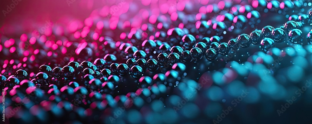 Poster dots abstract background idea. colorful water droplets reflecting light in an abstract, artistic clo