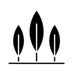Tree icon in glyph style