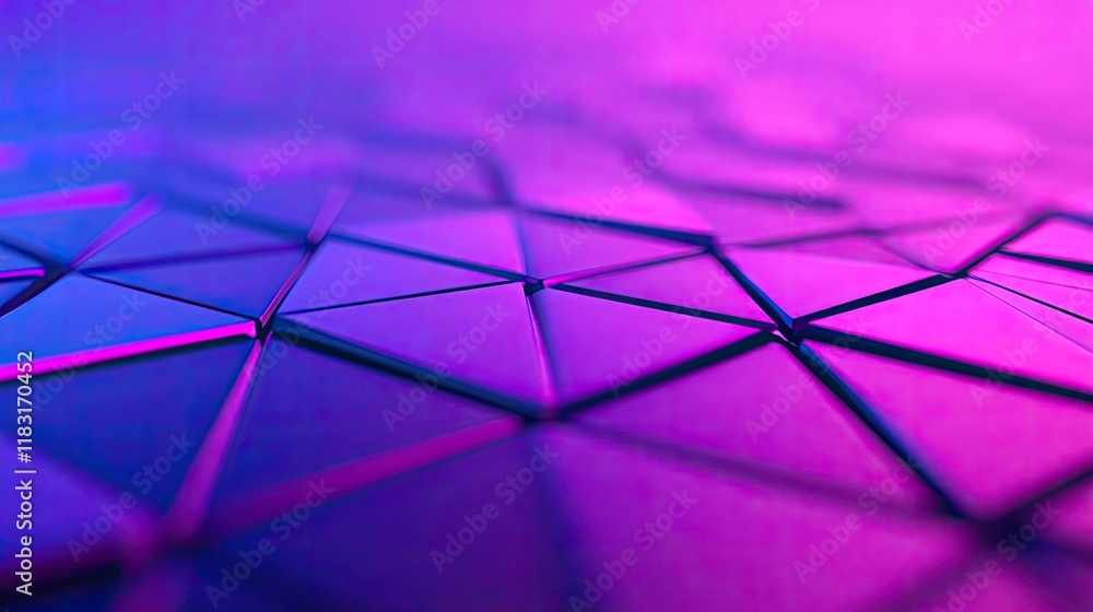 Poster floor abstract background concept. abstract geometric pattern in vibrant purple and blue tones for c