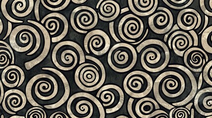 spiral seamless pattern wallpaper