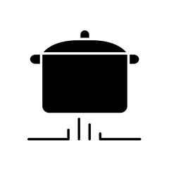 Pot con in glyph style