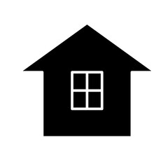 home, house icon in glyph style