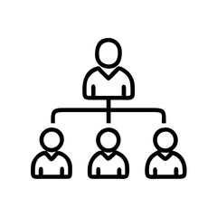 team concept icon design