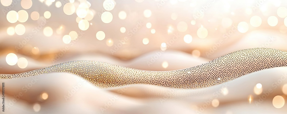 Poster Dots abstract background idea. Elegant abstract background with soft waves and sparkling lights, perfect for elegant designs.