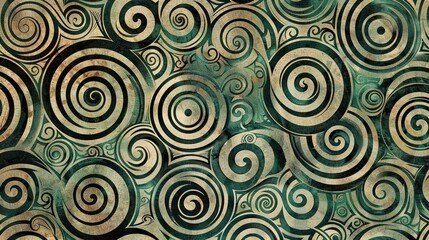 spiral pattern wallpaper