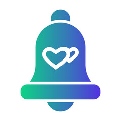 Fototapeta premium bell Gradient icon