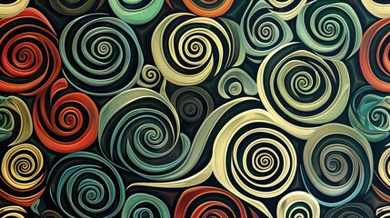 spiral pattern wallpaper