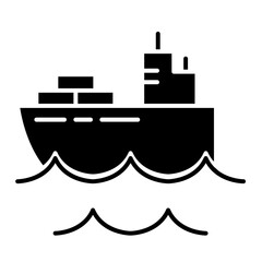 Cargo icon in glyph style