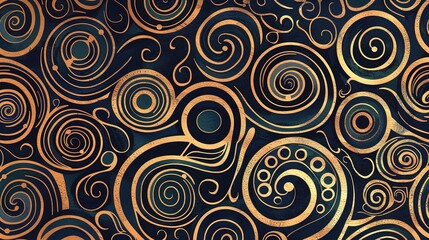 spiral pattern wallpaper