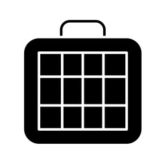 cat carrier icon in glyph style