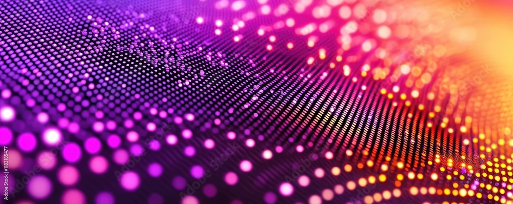 Aufkleber Dots abstract background idea. Vibrant abstract background with colorful dots and smooth gradients for creative designs.