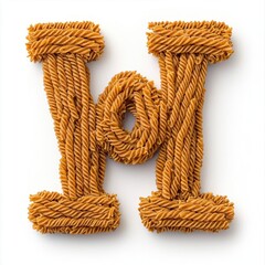 A photostock of golden pasta letters arranged in alphabetical order on a white background, perfect for culinary and creative designs. High Quality