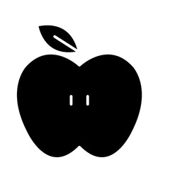 Apple icon in glyph style