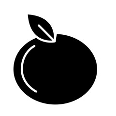 Orange icon in glyph style