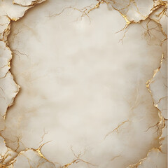 Antique Victorian paper texture with cracks and gold accents, creating vintage feel. Perfect for backgrounds and artistic projects