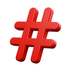 Fototapeta premium Hashtag icon