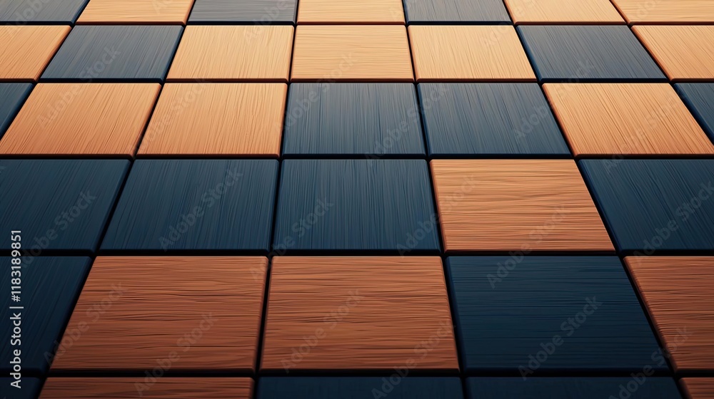 Aufkleber Floor abstract background concept. Abstract geometric pattern with warm tones and smooth textures for design projects.