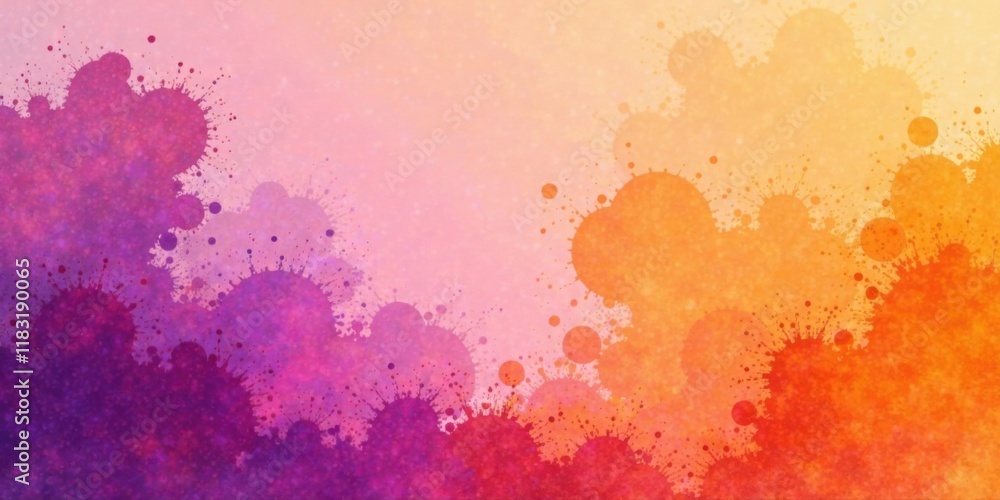 Aufkleber abstract colorful splashes a vibrant and energetic background for design projects