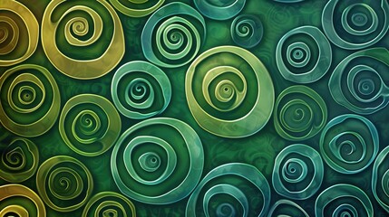 Fototapeta premium spiral pattern seamless wallpaper