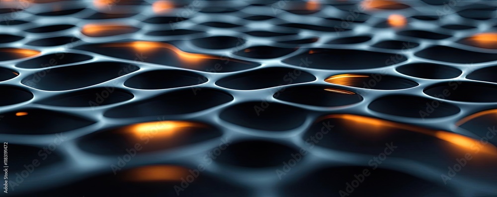 Poster Floor abstract background concept. Abstract close-up of a textured surface with glowing reflections and a modern look.
