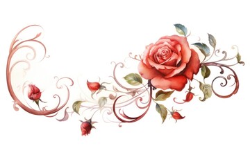 Rose graphics pattern flower.